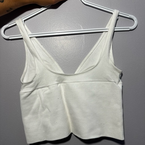 Urban Outfitters Out from under Cream Ribbed Tank Top - Picture 3 of 4